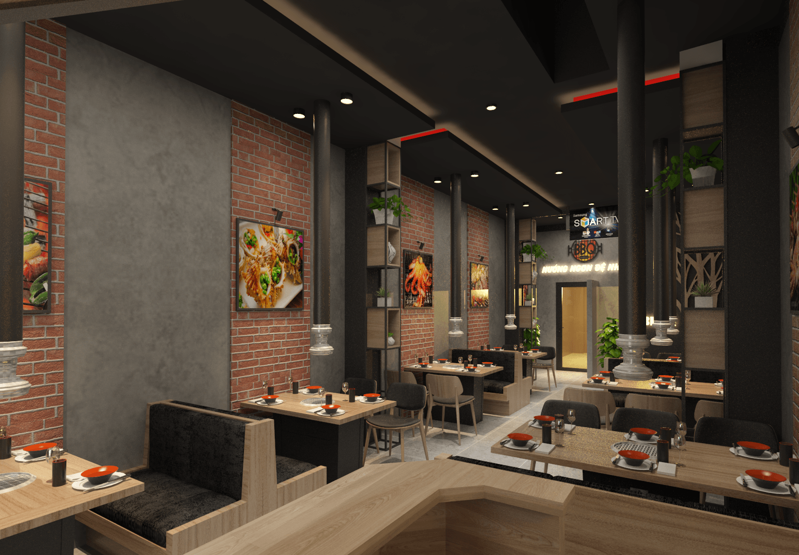 Thiết kế nhà hàng Đà Nẵng – Dịch Vụ Thiết Kế MiliHouse